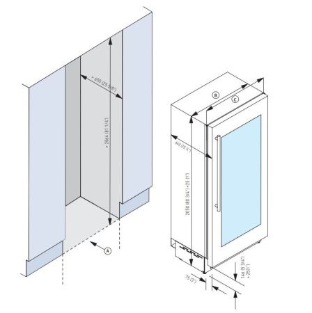 Винный шкаф Fhiaba KS4490FW6 купить за 499&nbsp;999 ₽ в Москве с доставкой по РФ