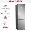 Двухкамерный холодильник Sharp SJ-B350ESIX - купить онлайн, цена 44 990.40 ₽, стоимость доставки по МСК и РФ от 300 рублей, заказать сейчас! Двухкамерный холодильник Sharp SJ-B350ESIX купить за 44 990.40 ₽ в Москве с доставкой по РФ