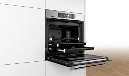 Встраиваемый духовой шкаф-пароварка BOSCH HSG636XS6 купить за 324&nbsp;990.48 ₽ в Москве с доставкой по РФ
