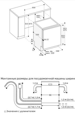 Встраиваемая посудомоечная машина Gaggenau DF260100 купить за 150&nbsp;000 ₽ в Москве с доставкой по РФ