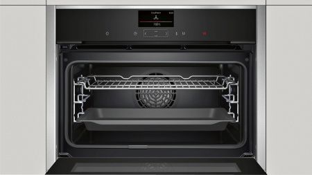 Компактный духовой шкаф Neff C18QT27N0 - купить онлайн, цена 375 500 ₽, стоимость доставки по МСК и РФ от 300 рублей, заказать сейчас! Компактный духовой шкаф Neff C18QT27N0 купить за 375 500 ₽ в Москве с доставкой по РФ