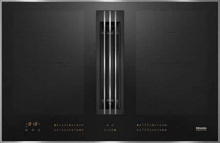 Индукционная варочная панель со встроенной вытяжкой Miele KMDA7633 FR - купить онлайн, цена 449 280 ₽, стоимость доставки по МСК и РФ от 300 рублей, заказать сейчас! Индукционная варочная панель со встроенной вытяжкой Miele KMDA7633 FR купить за 449 280 ₽ в Москве с доставкой по РФ