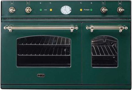 Духовой шкаф Ilve D 900-NVG Green - купить онлайн, цена 299 999 ₽, стоимость доставки по МСК и РФ от 300 рублей, заказать сейчас! Духовой шкаф Ilve D 900-NVG Green купить за 299 999 ₽ в Москве с доставкой по РФ