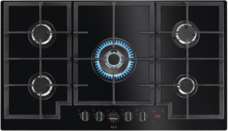 Варочная панель AEG HKB95450NB - купить онлайн, цена 88 990 ₽, стоимость доставки по МСК и РФ от 300 рублей, заказать сейчас! Варочная панель AEG HKB95450NB купить за 88 990 ₽ в Москве с доставкой по РФ