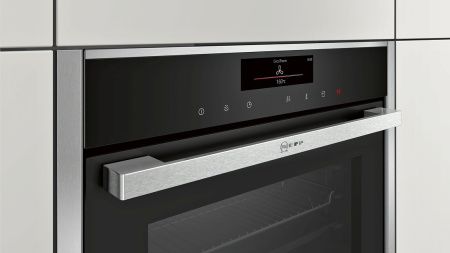 Компактный духовой шкаф Neff C18FT48N1 - купить онлайн, цена 377 200 ₽, стоимость доставки по МСК и РФ от 300 рублей, заказать сейчас! Компактный духовой шкаф Neff C18FT48N1 купить за 377 200 ₽ в Москве с доставкой по РФ