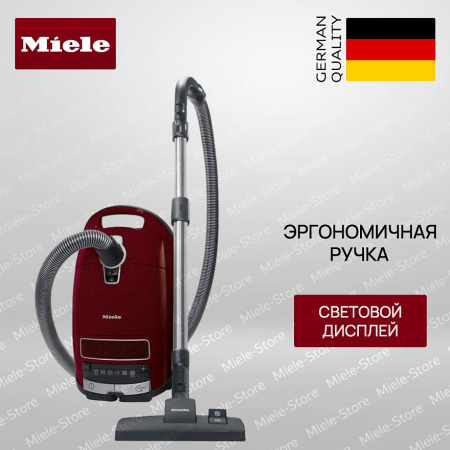 Пылесос Miele SGDA3 Complete C3 ежевичный красный - купить онлайн, цена 44 200 ₽, стоимость доставки по МСК и РФ от 300 рублей, заказать сейчас! Пылесос Miele SGDA3 Complete C3 ежевичный красный купить за 44 200 ₽ в Москве с доставкой по РФ