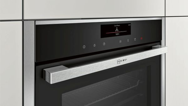 Компактный духовой шкаф Neff C18FT48N1 - купить онлайн, цена 377 200 ₽, стоимость доставки по МСК и РФ от 300 рублей, заказать сейчас! Компактный духовой шкаф Neff C18FT48N1 - купить за 377 200 ₽ в Москве с доставкой по РФ