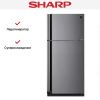 Двухкамерный холодильник Sharp SJXE59PMSL купить за 155&nbsp;990.50 ₽ в Москве с доставкой по РФ