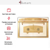 Духовой шкаф Restart ELF090 Antique white купить за 299&nbsp;999 ₽ в Москве с доставкой по РФ
