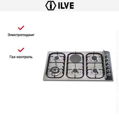 Варочная панель Ilve H391CV/ IX купить за 129&nbsp;999 ₽ в Москве с доставкой по РФ