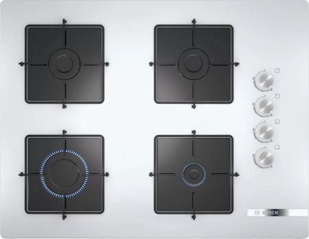 Газовая варочная панель Bosch POP7C2O12O - купить онлайн, цена 54 075.13 ₽, стоимость доставки по МСК и РФ от 300 рублей, заказать сейчас! Газовая варочная панель Bosch POP7C2O12O купить за 54 075.13 ₽ в Москве с доставкой по РФ