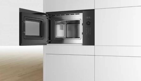 Встраиваемая микроволновая печь BOSCH BFL524MB0 - купить онлайн, цена 34 700.32 ₽, стоимость доставки по МСК и РФ от 300 рублей, заказать сейчас! Встраиваемая микроволновая печь BOSCH BFL524MB0 купить за 34 700.32 ₽ в Москве с доставкой по РФ