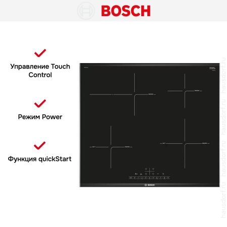 Индукционная варочная панель BOSCH PIF675FC1E купить за 102&nbsp;000.37 ₽ в Москве с доставкой по РФ