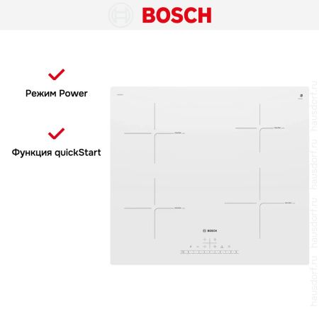 Варочная панель Bosch PUE612FF1J купить за 112&nbsp;800.40 ₽ в Москве с доставкой по РФ