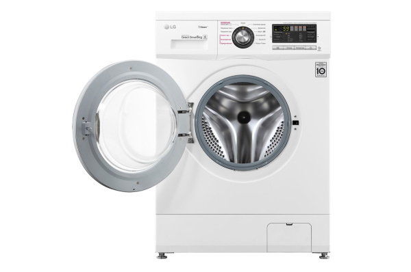 Стиральная машина LG F1296NDS1 - купить онлайн, цена 47 000 ₽, стоимость доставки по МСК и РФ от 300 рублей, заказать сейчас! Стиральная машина LG F1296NDS1 - купить за 47 000 ₽ в Москве с доставкой по РФ