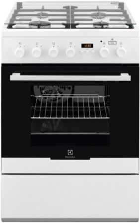 Комбинированная плита Electrolux EKK96498CW - купить онлайн, цена 61 800 ₽, стоимость доставки по МСК и РФ от 300 рублей, заказать сейчас! Комбинированная плита Electrolux EKK96498CW купить за 61 800 ₽ в Москве с доставкой по РФ