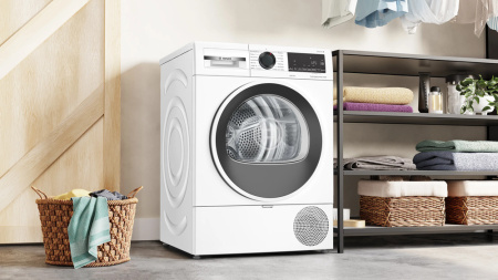 Сушильная машина Bosch WQG1417GPL - купить онлайн, цена 56 000 ₽, стоимость доставки по МСК и РФ от 300 рублей, заказать сейчас! Сушильная машина Bosch WQG1417GPL купить за 56 000 ₽ в Москве с доставкой по РФ