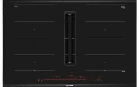 Индукционная варочная панель с интегрированной вытяжкой BOSCH PXX875D67E - купить онлайн, цена 187 500.29 ₽, стоимость доставки по МСК и РФ от 300 рублей, заказать сейчас! Индукционная варочная панель с интегрированной вытяжкой BOSCH PXX875D67E купить за 187 500.29 ₽ в Москве с доставкой по РФ