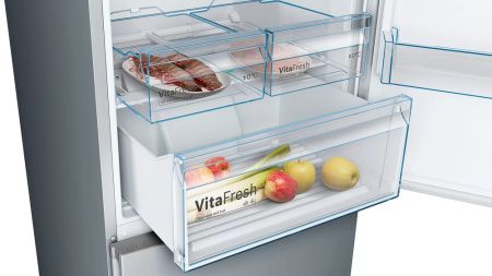 Двухкамерный холодильник Bosch KGN49XLEA - купить онлайн, цена 164 300.40 ₽, стоимость доставки по МСК и РФ от 300 рублей, заказать сейчас! Двухкамерный холодильник Bosch KGN49XLEA купить за 164 300.40 ₽ в Москве с доставкой по РФ