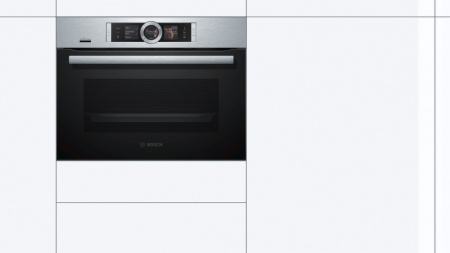 Компактный встраиваемый духовой шкаф-пароварка BOSCH CSG656RS7 купить за 398&nbsp;985.30 ₽ в Москве с доставкой по РФ