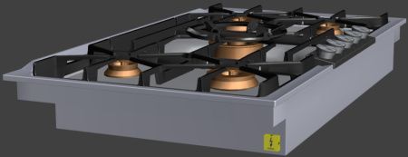 Газовая варочная панель Gaggenau VG295250 купить за 129&nbsp;999 ₽ в Москве с доставкой по РФ
