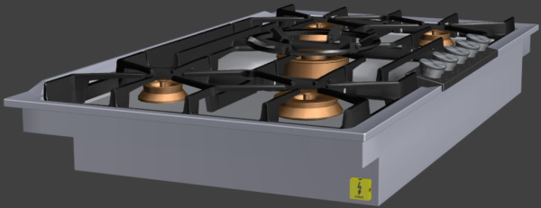 Газовая варочная панель Gaggenau VG295250 - купить за 129&nbsp;999 ₽ в Москве с доставкой по РФ