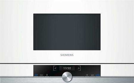 Микроволновая печь Siemens BF 634LGW1 - купить онлайн, цена 114 480 ₽, стоимость доставки по МСК и РФ от 300 рублей, заказать сейчас! Микроволновая печь Siemens BF 634LGW1 купить за 114 480 ₽ в Москве с доставкой по РФ