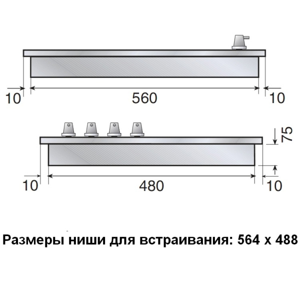 Электрическая варочная панель Ilve V364N/ I - купить за 129&nbsp;999 ₽ в Москве с доставкой по РФ