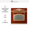 Духовой шкаф Restart ELF061G Red - купить онлайн, цена 299 999 ₽, стоимость доставки по МСК и РФ от 300 рублей, заказать сейчас! Духовой шкаф Restart ELF061G Red купить за 299 999 ₽ в Москве с доставкой по РФ