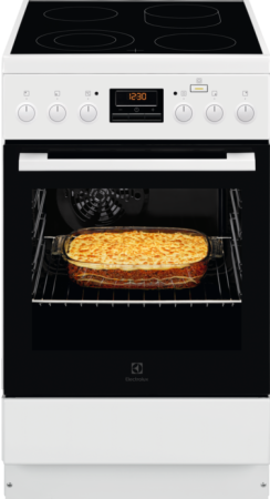 Электрическая плита Electrolux RKR560202W - купить онлайн, цена 49 190 ₽, стоимость доставки по МСК и РФ от 300 рублей, заказать сейчас! Электрическая плита Electrolux RKR560202W купить за 49 190 ₽ в Москве с доставкой по РФ