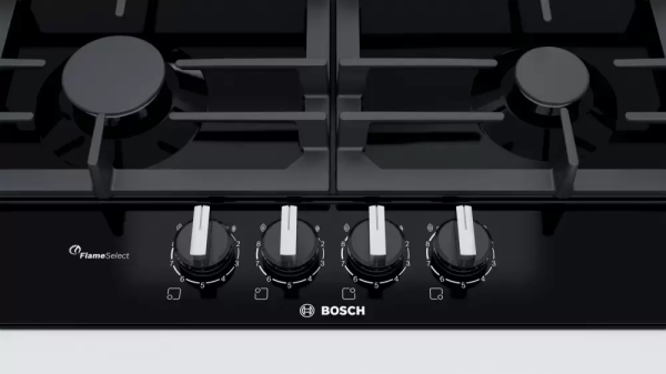 Газовая варочная панель BOSCH PCP6A6B95R - купить за 41&nbsp;670.15 ₽ в Москве с доставкой по РФ