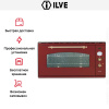 Духовой шкаф Ilve 948-NMP Red - купить онлайн, цена 299 999 ₽, стоимость доставки по МСК и РФ от 300 рублей, заказать сейчас! Духовой шкаф Ilve 948-NMP Red купить за 299 999 ₽ в Москве с доставкой по РФ