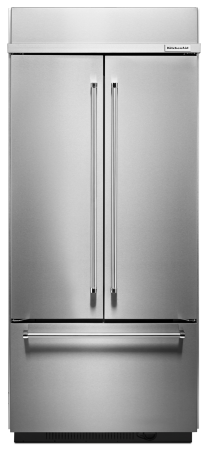 Холодильник KitchenAid KBFN506ESS - купить онлайн, цена 99 990 ₽, стоимость доставки по МСК и РФ от 300 рублей, заказать сейчас! Холодильник KitchenAid KBFN506ESS купить за 99 990 ₽ в Москве с доставкой по РФ