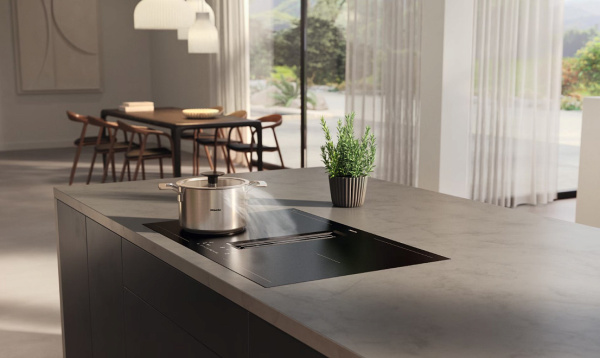 Индукционная варочная панель Miele KMDA 7876 FL U MattFinish - купить за 428&nbsp;700 ₽ в Москве с доставкой по РФ
