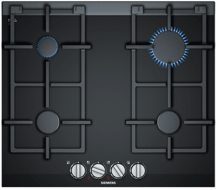 Газовая варочная панель Siemens ER6A6PD70R - купить онлайн, цена 47 510 ₽, стоимость доставки по МСК и РФ от 300 рублей, заказать сейчас! Газовая варочная панель Siemens ER6A6PD70R купить за 47 510 ₽ в Москве с доставкой по РФ