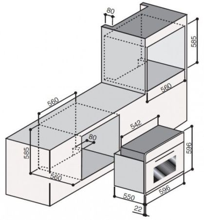 Духовой шкаф Ilve 600-AMP Red купить за 299&nbsp;999 ₽ в Москве с доставкой по РФ