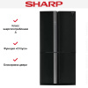 Многокамерный холодильник Sharp SJFP97VBE - купить онлайн, цена 209 990.39 ₽, стоимость доставки по МСК и РФ от 300 рублей, заказать сейчас! Многокамерный холодильник Sharp SJFP97VBE купить за 209 990.39 ₽ в Москве с доставкой по РФ