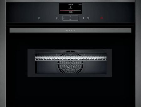 Компактный духовой шкаф Neff C17MS22G1 - купить онлайн, цена 256 260 ₽, стоимость доставки по МСК и РФ от 300 рублей, заказать сейчас! Компактный духовой шкаф Neff C17MS22G1 купить за 256 260 ₽ в Москве с доставкой по РФ